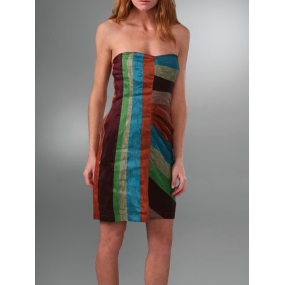 L.A.M.B. Sweet Stripe Dress